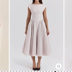 Backless A line dress